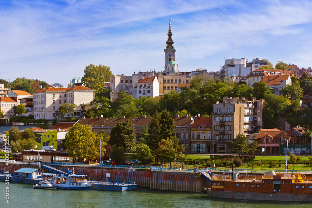 Obraz premium Belgrade Serbia cityscape