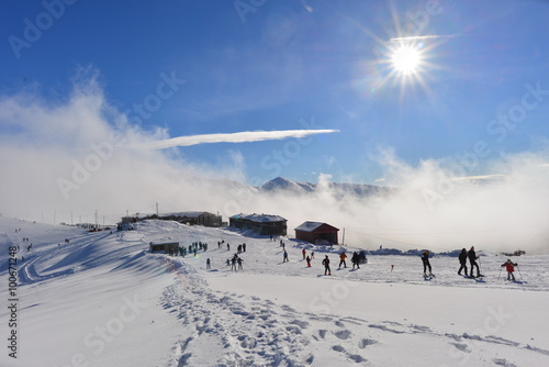 Skigebiet im Ziganamassiv pontisches Gebirge Trabzon-Gümüshane