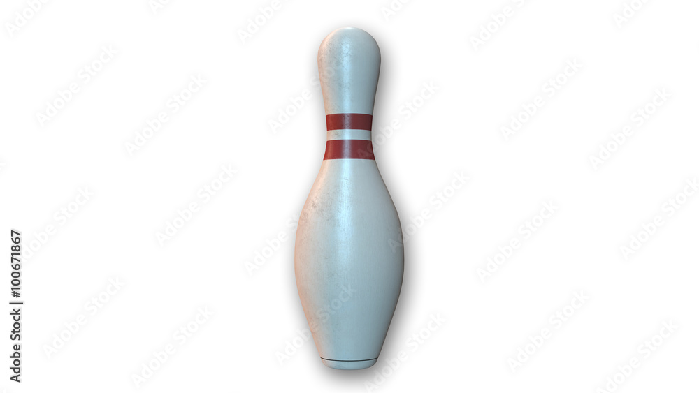 Bowling Pin, sports equipment isolated on white background Bowling Pin, sports equipment isolated on white background