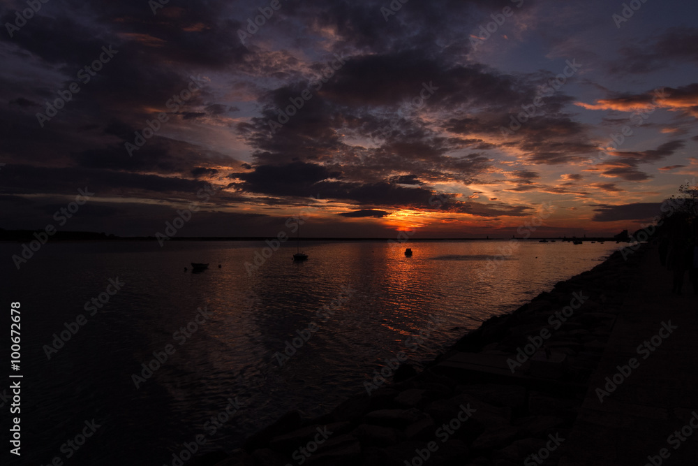 Obraz premium Fantastic sunset