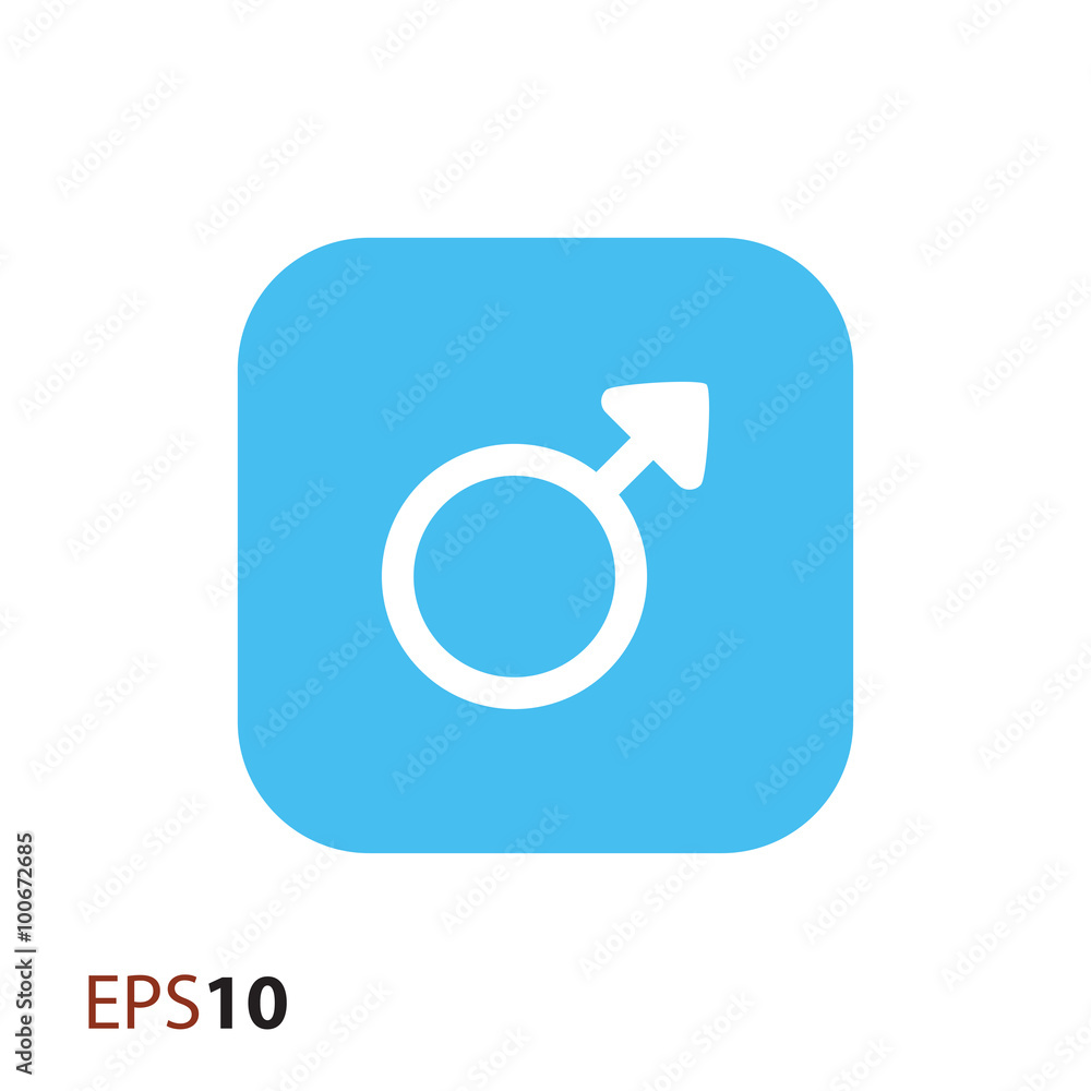 Male symbol icon for web and mobile Male symbol icon for web and mobile