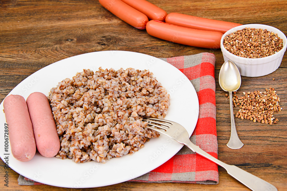 Buckwheat wit Sausage Diet Food Buckwheat wit Sausage Diet Food