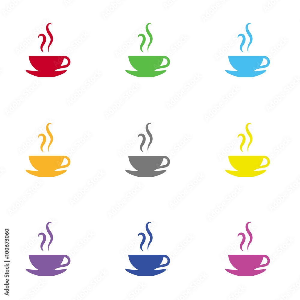 Coffee cup icon for web and mobile Coffee cup icon for web and mobile