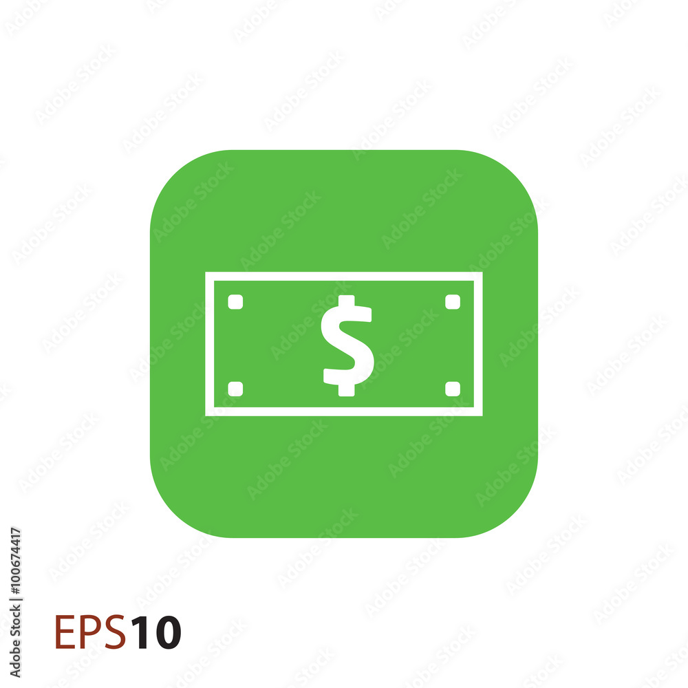Dollar bill icon for web and mobile Dollar bill icon for web and mobile