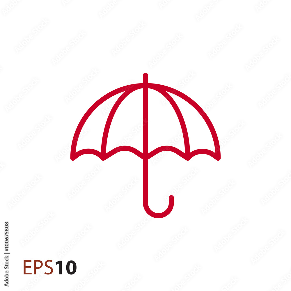 Umbrella icon for web and mobile Umbrella icon for web and mobile