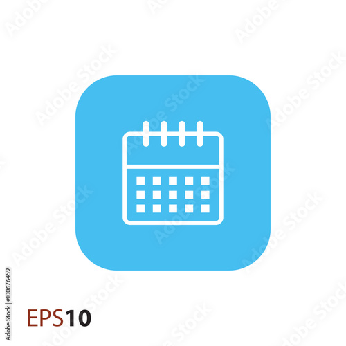 Calendar icon for web and mobile