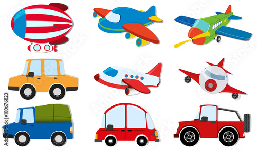 Different kind of transportations