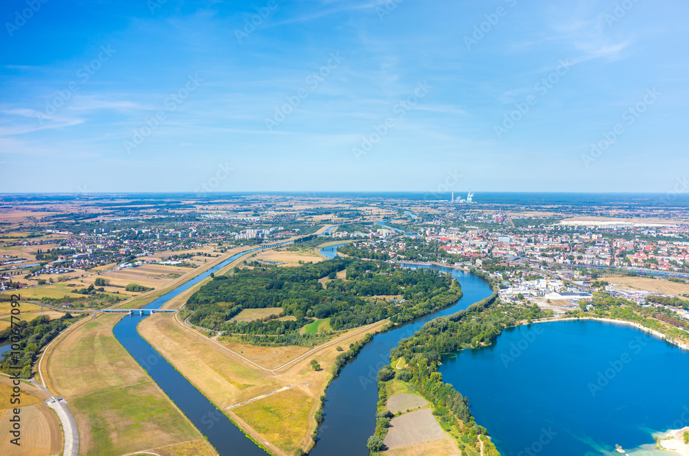 Aerial view of Opole Aerial view of Opole