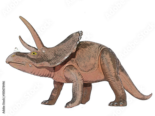 Dino Triceraptos © pandawild