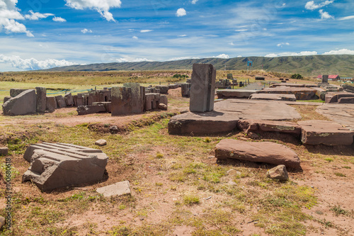 Pumapunku, Pre-Columbian archaeological site, Bolivia photo