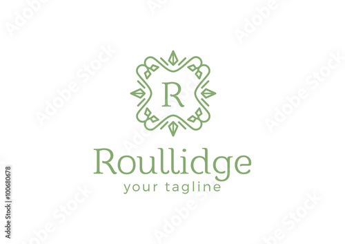 R Logo - Royal Crest Vintage Ornament