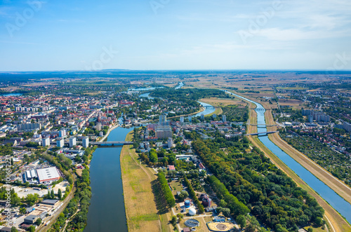 Fototapeta Naklejka Na Ścianę i Meble -  Aerial view of Opole