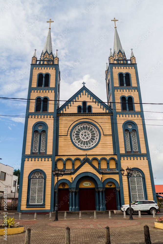Saint Peter and Paul Cathedral in Paramaribo, capital of Suriname.
