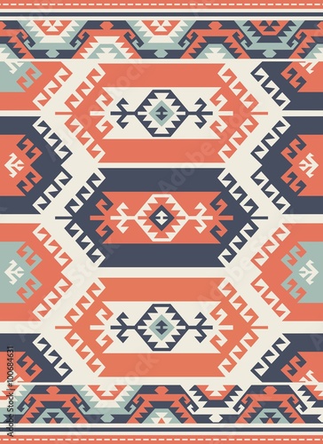 abstract geometric pattern, ethnic style, EPS 10