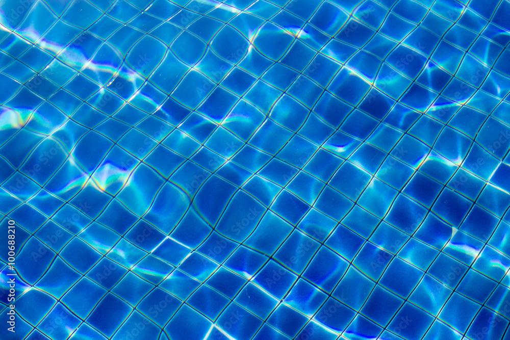 swimming pool with sunlight effect texture and background