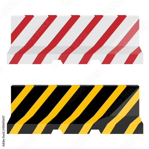 Road barrier set