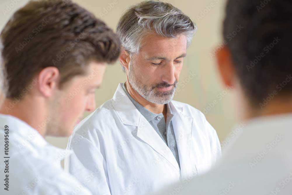 Fototapeta premium a group of scientists