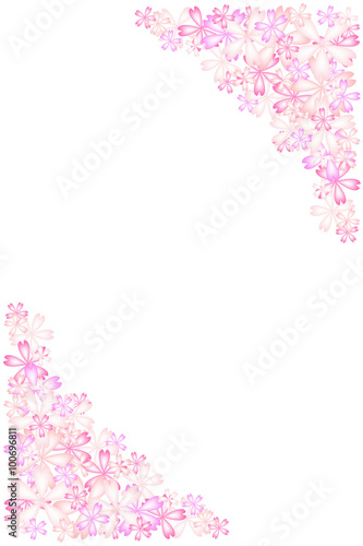 桜の花フレーム