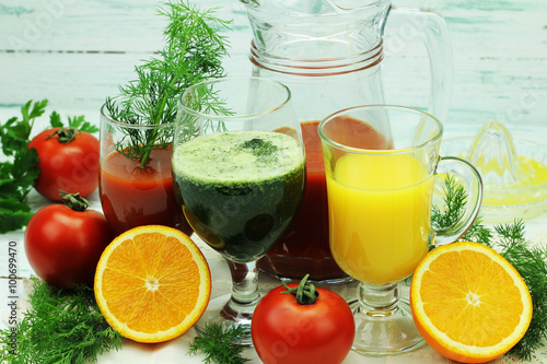 zdrowe soki owocowo warzywne
