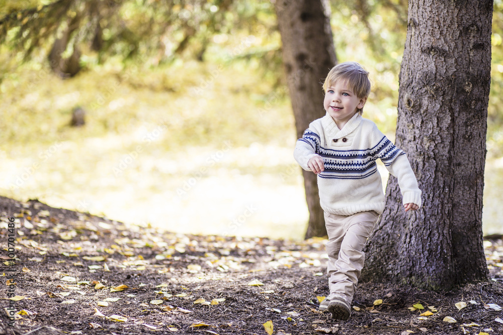 the little boy, the child walks in the Park and plays ,runs the little boy, the child walks in the Park and plays ,runs
