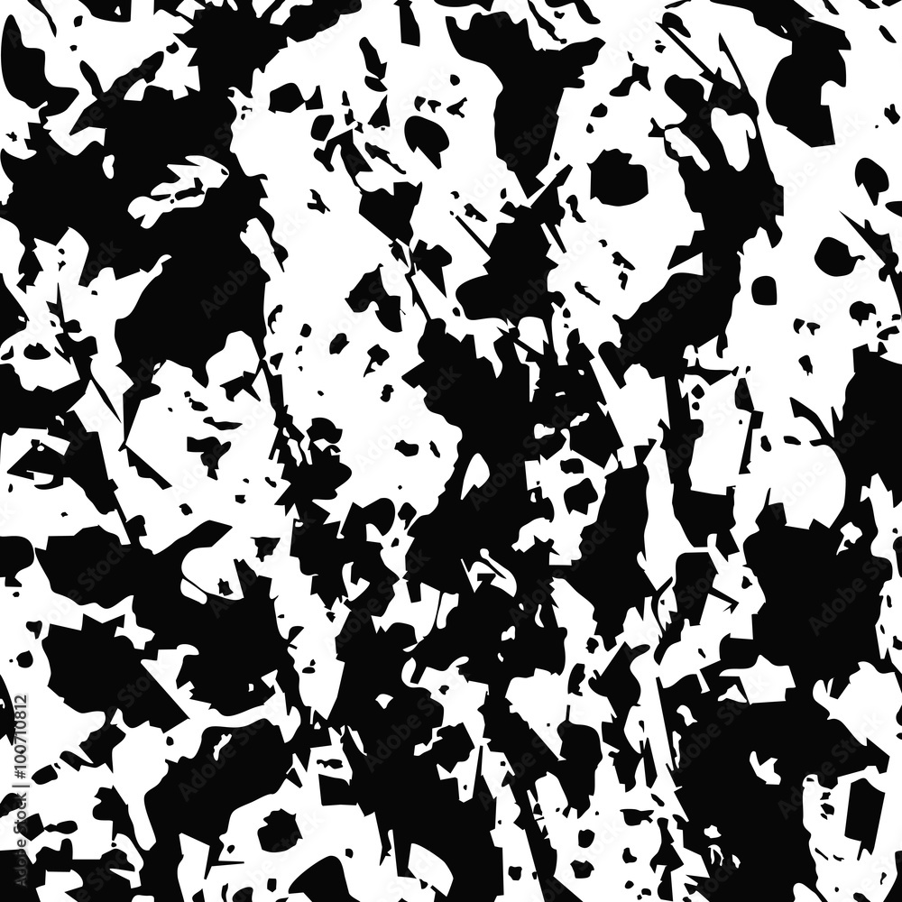 Fototapeta premium Handcrafted ink texture background. Vector seamless pattern. Endless abstract background