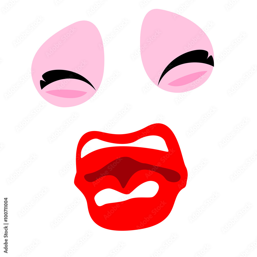 kissing face girl with makeup kissing face girl with makeup