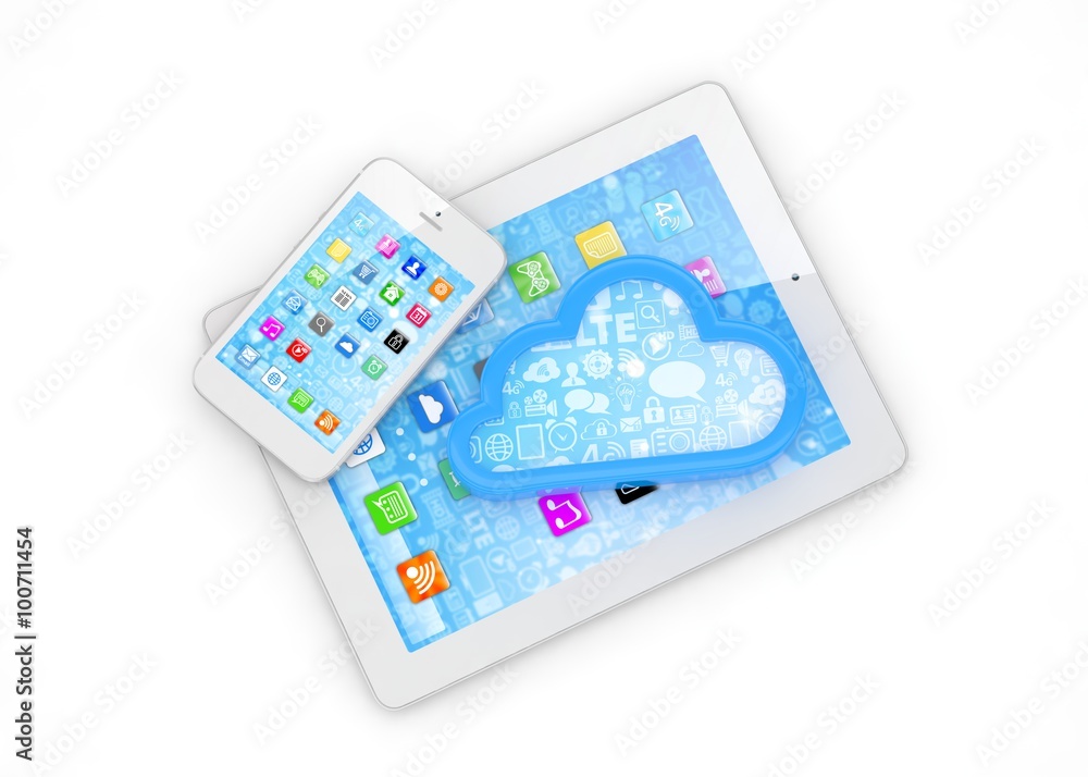 tablet pc, smart phone and cloud tablet pc, smart phone and cloud