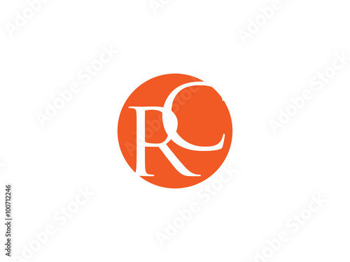 Double RC letter logo