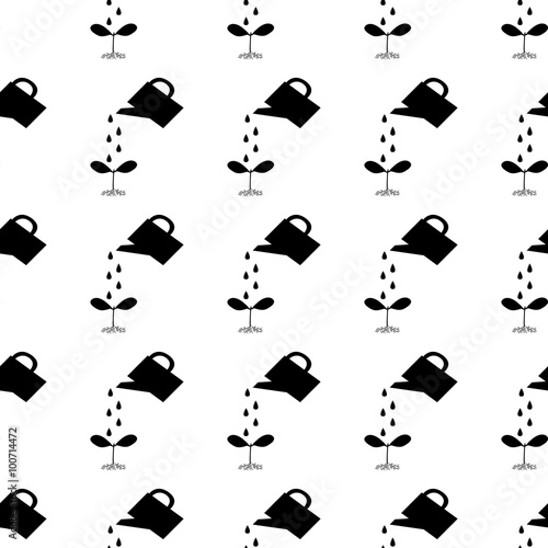watering can to water the plants, vector.