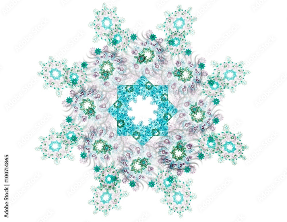 The colors in the series, Fancy paint. Background consists of fractal