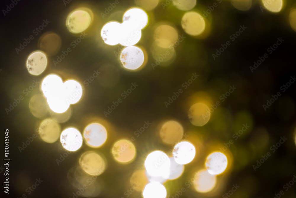 Obraz premium Abstract circular bokeh background of Christmaslight