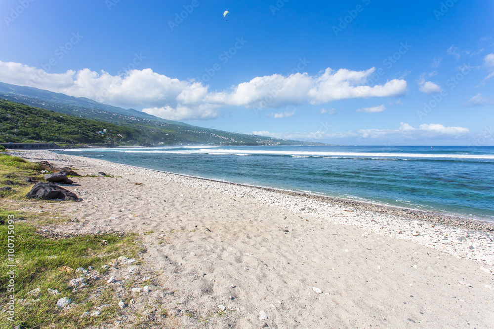 plage de Kélonia, Saint-Leu, île de la Réunion 