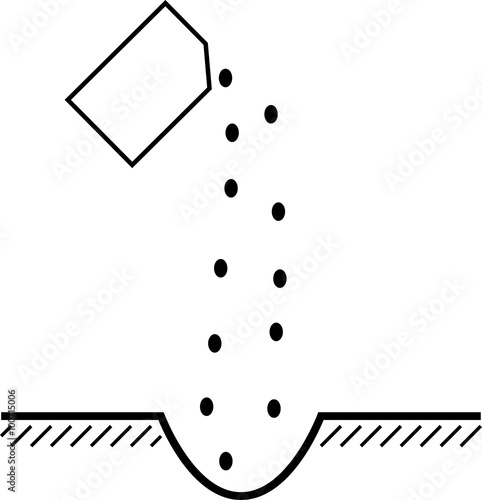sowing seeds in the soil