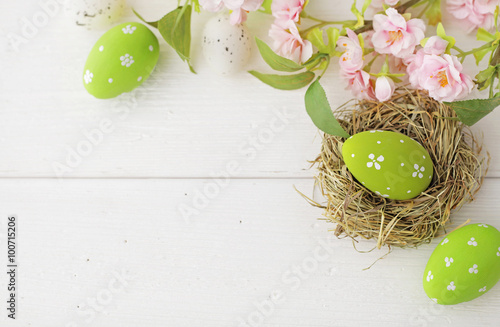 Wall Mural easter eggs