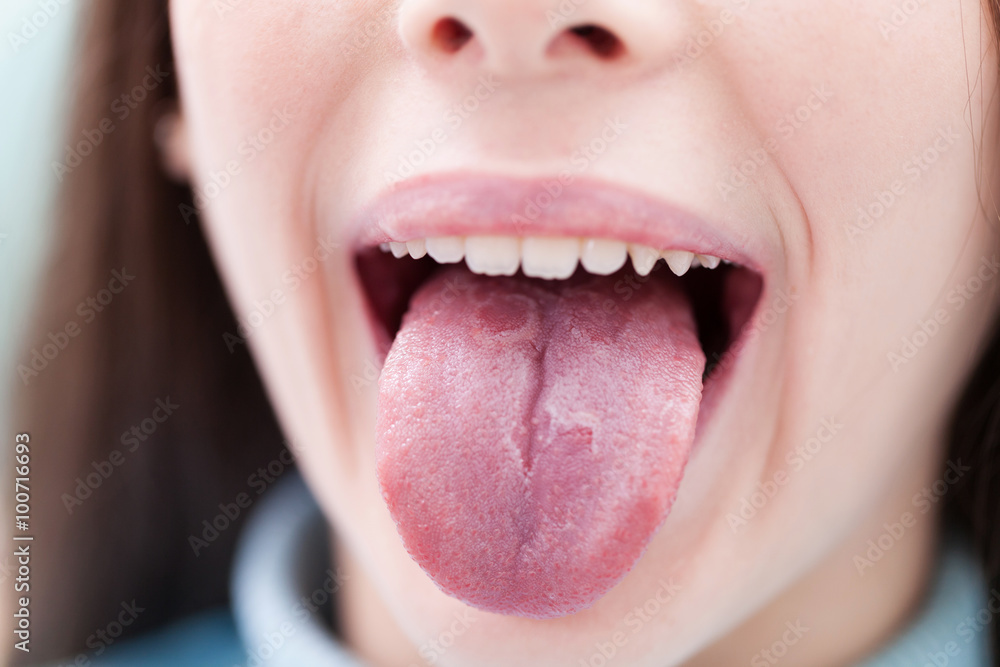 Fototapeta premium Geographic tongue