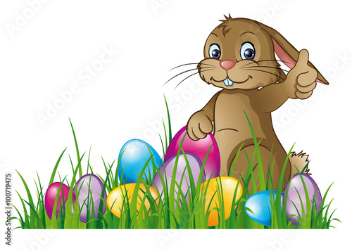 Osterhase im Osternest