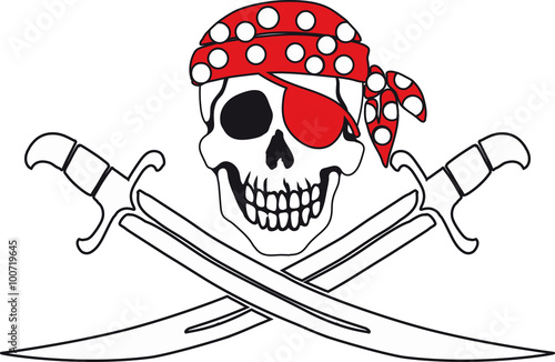 Pirate symbol Jolly Roger