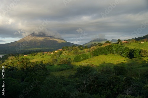 A view of Arenal volcano, Costa Rica.