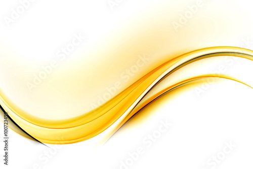 Awesome Abstract Yellow Wave Design