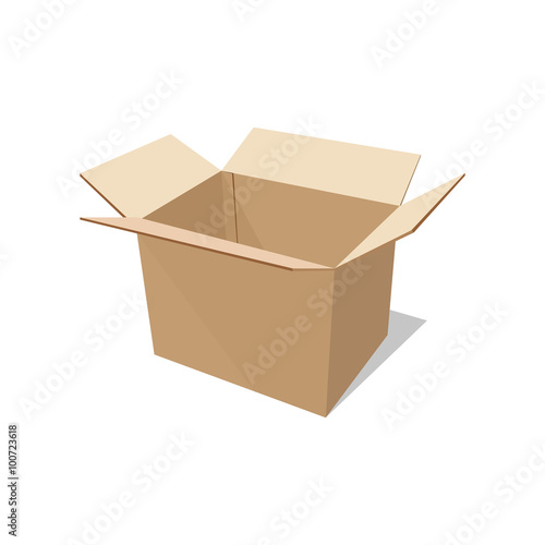 Cardboard box © avtorpainter
