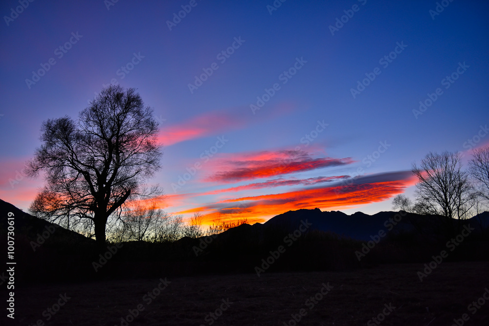 Fototapeta premium Nuvole misteriose