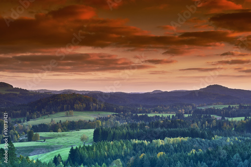 View of the autumn landscape photo