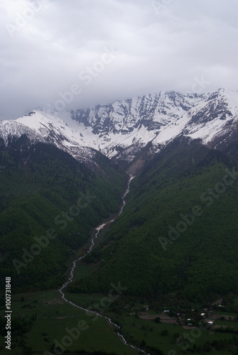 Georgia mountains in summer time