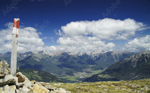 Obraz na płótnie Leineralm - Pitztal w salonie