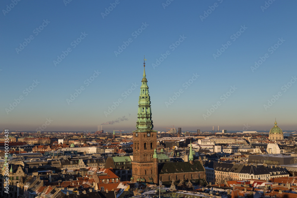 Obraz premium Copenhagen Skyline View