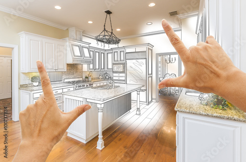 Hands Framing Custom Kitche...