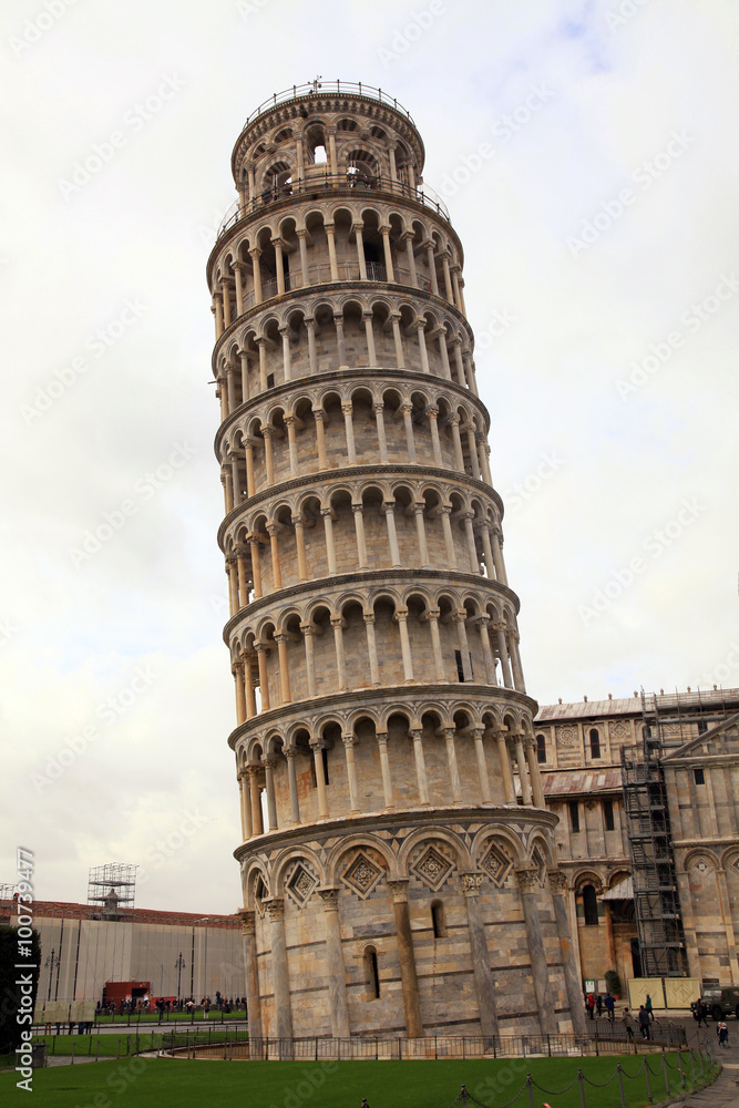  Leaning Tower in Pisa, Italy.