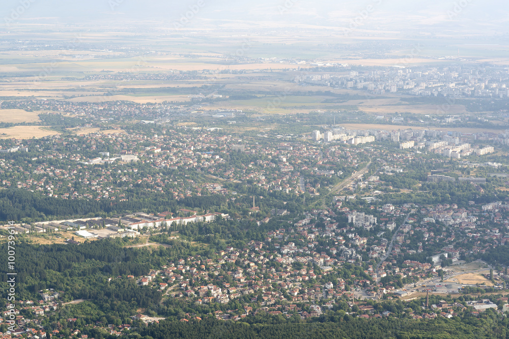 Sofia from Vitosha mountain