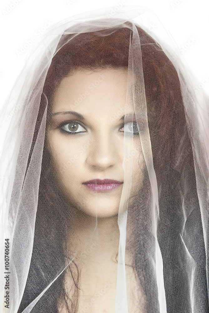 Girl under veil Girl under veil