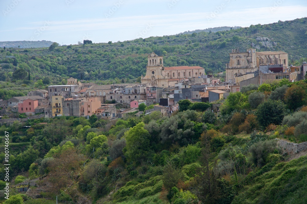 City Ferla in the central Sicily, Italy
